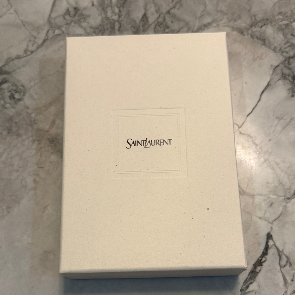 Saint Laurent Ivory Gift Box. Boutique Fresh!
